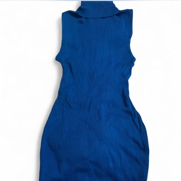 PrettyLittleThing Blue Sleeveless Dress - Picture 1 of 2
